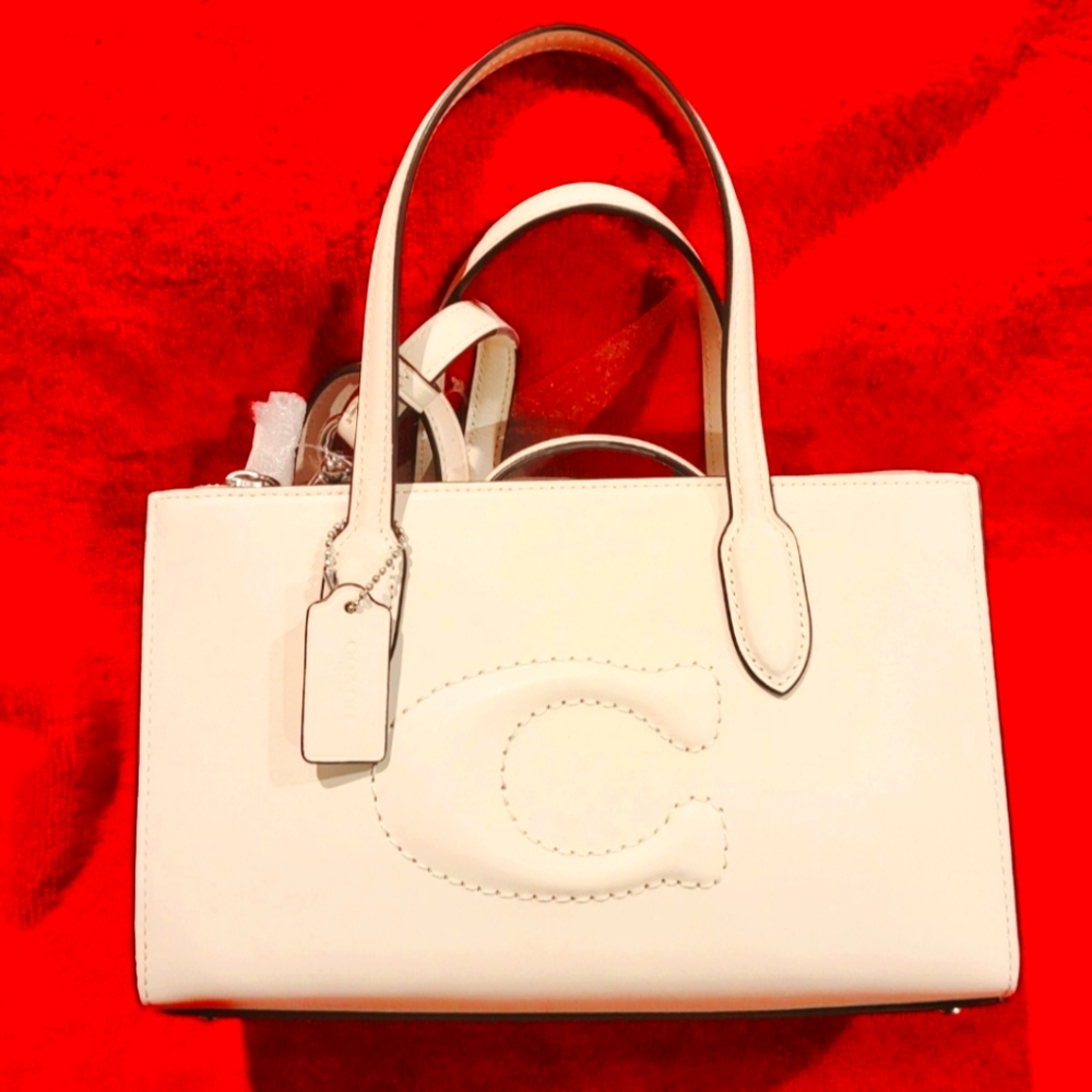 COACH Nina Small Tote Bag - Beige - Crossbody